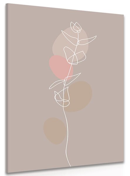 Obraz minimalistyczny liść No4