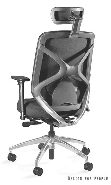 Ergonomiczny fotel biurowy Hero B-SM-2327 tkanina, zgodny z normą BHP
