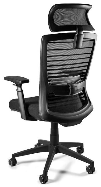 Ergonomiczne krzesło biurowe Exeter, zgodne z normą BHP