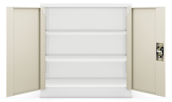 Szafka biurowa Eco Design Beata 90x40x93 cm biały/dąb sonoma