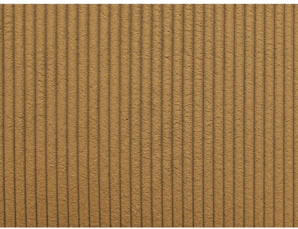 Musztardowa sztruksowa rozkładana sofa 225 cm Augustin – Bobochic Paris