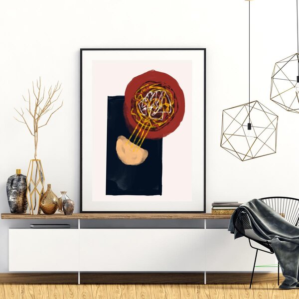 Plakat - Artystyczna abstrakcja (A4)