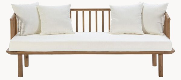 Sofa ogrodowa z drewna tekowego Brandon (3-osobowa)