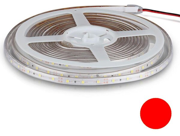 Taśma LED V-TAC SMD3528 300LED IP65 RĘKAW 3,2W/m VT-3528 Kolor Czerwony