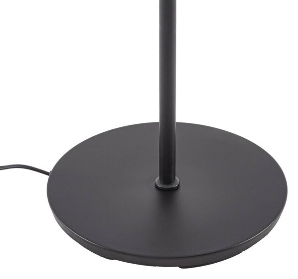 Lampa stojąca LED Raymond Lucande, możliwość ściemniania, czarny, salon / jadalnia, metal, nowoczesny