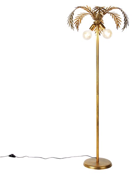 Inteligentna lampa podłogowa złota 156 cm z 2 WiFi G95 - Botanica