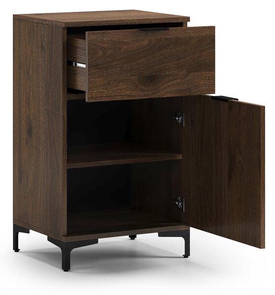 Komoda LANA K-50S Orzech Elegant - SZAFKA STOJĄCA Z SZUFLADĄ