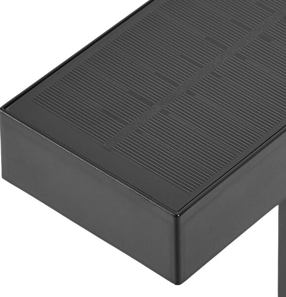 Prios LED-Solar-słupek oświetleniowy Aurino, czarny, 75 cm, czujnik Aurino PRIOS, czarny, aluminium