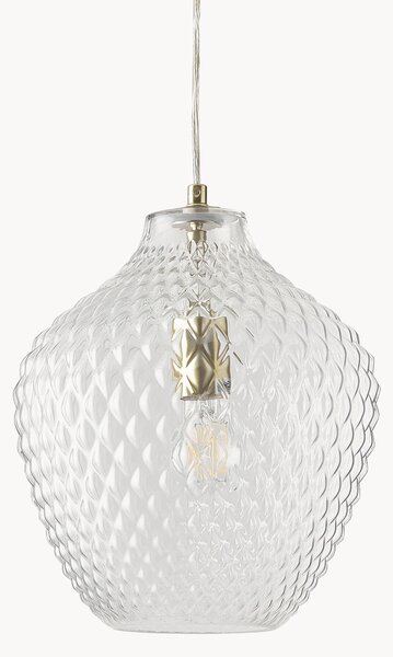 Mała lampa wisząca ze szkła Lee