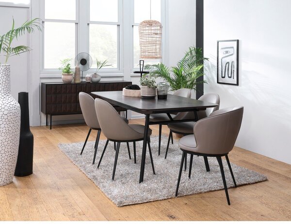 Beżowe krzesło Gain – Unique Furniture