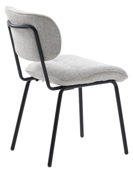 Jasnoszare krzesło Buffalo – Unique Furniture