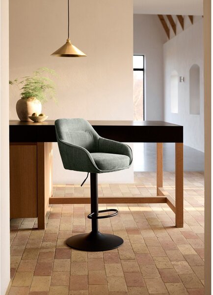 Zielone hokery zestaw 2 szt. (wysokość siedziska 69 cm) Avola – Unique Furniture