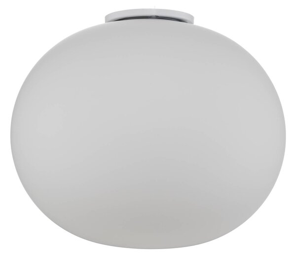 FLOS Lampa sufitowa designerska GLO-BALL, możliwość ściemniania, biały / opal, salon / jadalnia, szkło, design