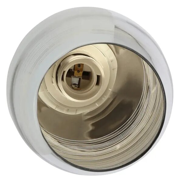 Nowoczesna wisząca lampa ze szklanym kloszem - D145 H3-T62