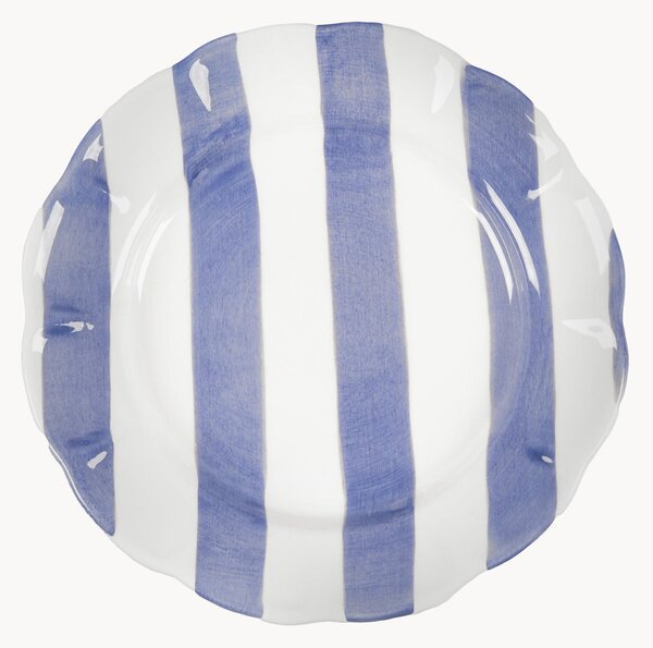 Ręcznie malowany talerz Stripe