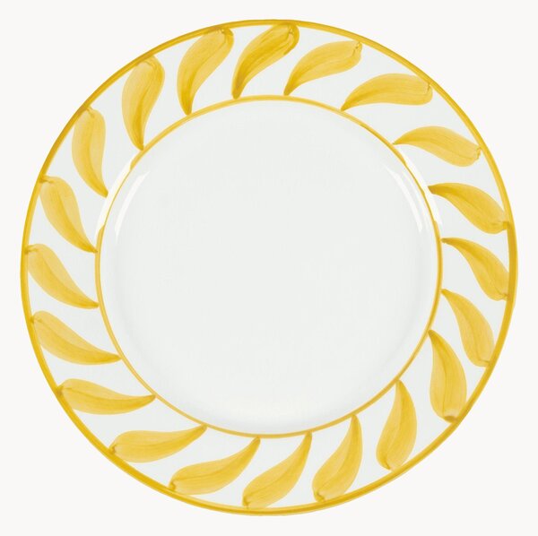 Ręcznie malowany talerz duży Swirl
