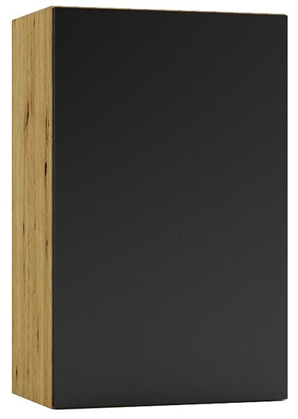 Szafka kuchenna górna 45 cm dąb artisan + czarny N7-T85