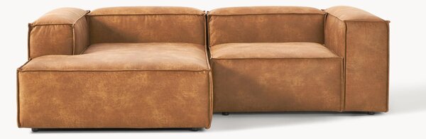 Narożna sofa modułowa ze skóry z recyklingu Lennon (2-osobowa)