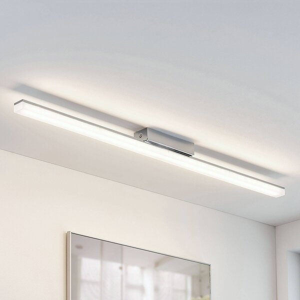 Lampa sufitowa Levke Lindby, możliwość ściemniania, biały / opal, łazienka, metal, nowoczesny