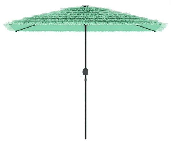 Parasol ogrodowy na stalowym słupku, zielony, 300x200x250 cm