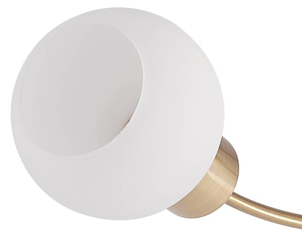 Lampa sufitowa Ciala Lindby, możliwość ściemniania, mosiężny / złoty, salon / jadalnia, szkło, nowoczesny