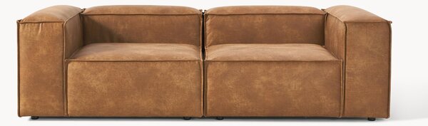 Sofa modułowa ze skóry z recyklingu Lennon (3-osobowa)