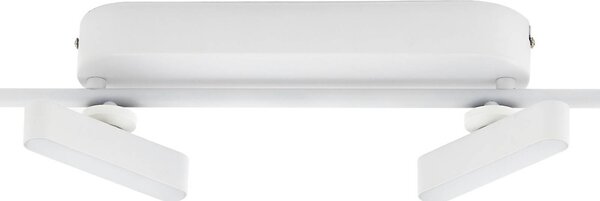 Reflektor LED Lindby Eldrin, biały, 6-punktowa, listwa świetlna Eldrin Lindby, możliwość ściemniania, biały / opal, salon / jadalnia, metal, nowoczesny