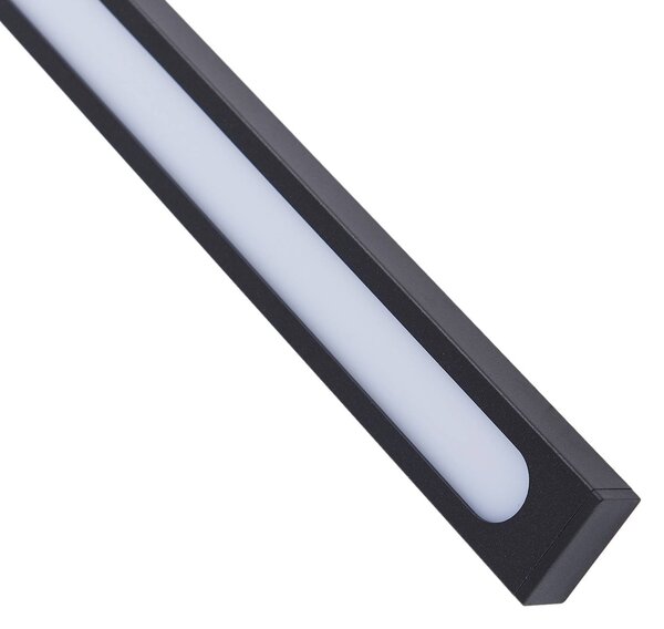Kinkiet zewnętrzny LED Sakari Lindby, czarny, aluminium, nowoczesny