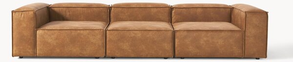 Sofa modułowa ze skóry z recyklingu Lennon (4-osobowa)