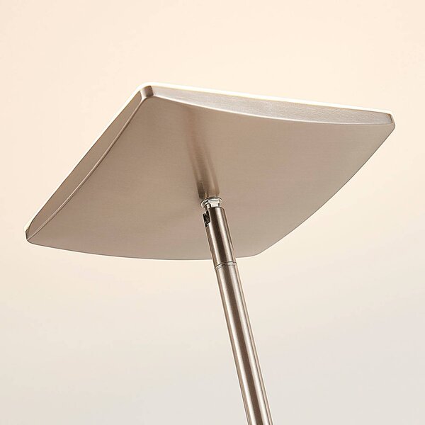 Lampa stojąca LED Jonne Lindby, możliwość ściemniania, aluminiowy / szary / cynkowy, salon / jadalnia, metal, nowoczesny