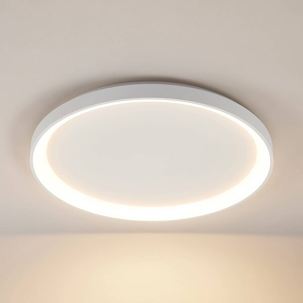 Lampa sufitowa LED Vivy Arcchio, możliwość ściemniania, biały / opal, kuchnia, metal, nowoczesny