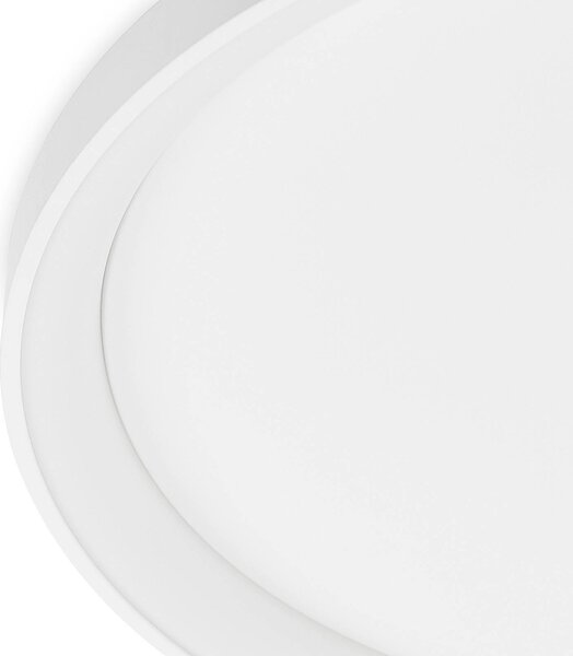 Lampa sufitowa LED Vivy Arcchio, możliwość ściemniania, biały / opal, kuchnia, metal, nowoczesny