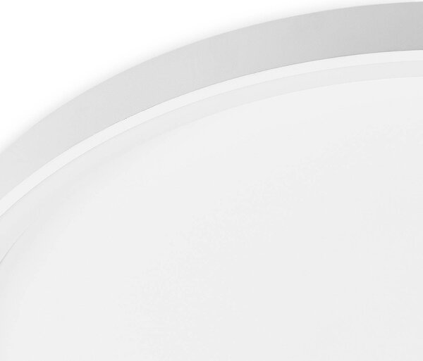 Lampa sufitowa LED Vivy Arcchio, możliwość ściemniania, biały / opal, kuchnia, metal, nowoczesny