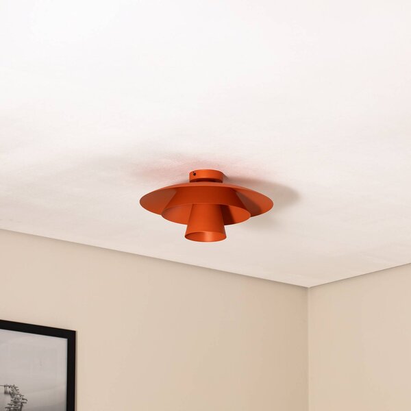 Lampa sufitowa Plato Luminex, możliwość ściemniania, żółty / pomarańczowy, salon / jadalnia, metal, nowoczesny