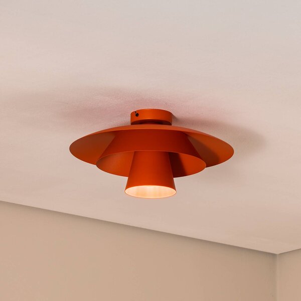 Lampa sufitowa Plato Luminex, możliwość ściemniania, żółty / pomarańczowy, salon / jadalnia, metal, nowoczesny