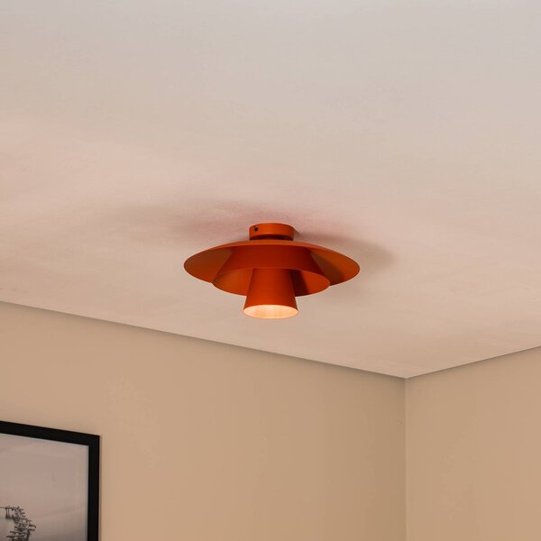 Lampa sufitowa Plato Luminex, możliwość ściemniania, żółty / pomarańczowy, salon / jadalnia, metal, nowoczesny
