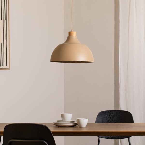 Lampa wisząca Kaitt Envostar, możliwość ściemniania, brązowy / rdzawy, salon / jadalnia, metal, skandynawski
