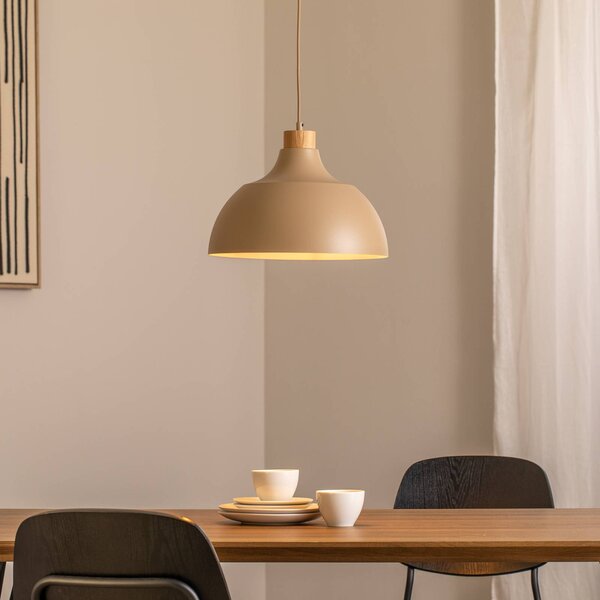 Lampa wisząca Kaitt Envostar, możliwość ściemniania, brązowy / rdzawy, salon / jadalnia, metal, skandynawski