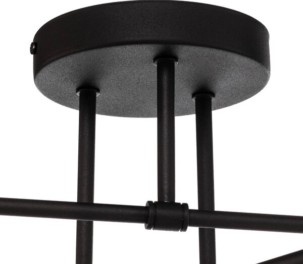 Lampa sufitowa Cambridge HELAM, możliwość ściemniania, czarny, salon / jadalnia, metal, nowoczesny