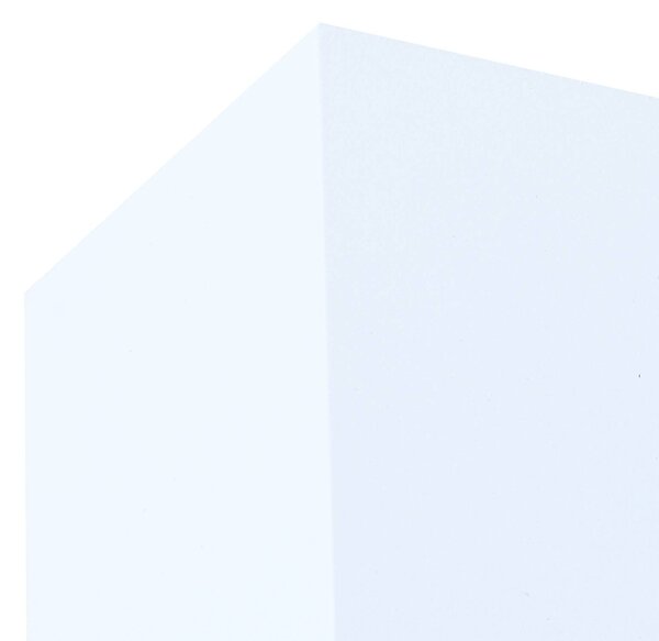 Lindby Smart – kinkiet zewnętrzny LED Dara, 10 cm, biały, CCT Tuya Dara Lindby, możliwość ściemniania, biały / opal, tworzywo sztuczne, nowoczesny