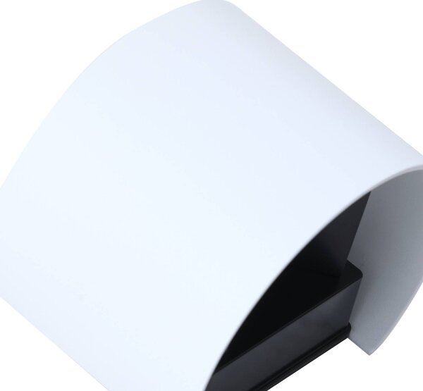 Lindby Smart LED kinkiet zewnętrzny Dara biały okrągły CCT RGB Tuya Lindby, możliwość ściemniania, biały / opal, tworzywo sztuczne, nowoczesny
