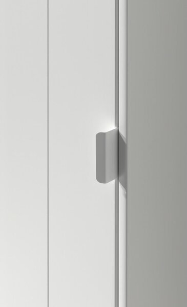 Biało-jasnoróżowa szafa dziecięca otwarta 115x171,5 cm CASAMI – Vipack