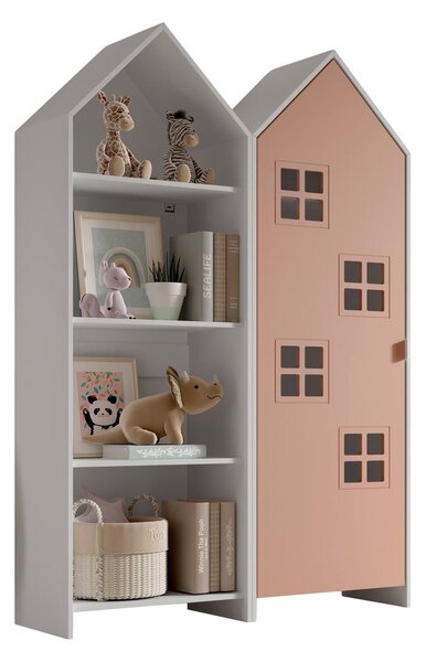 Biało-różowa szafa dziecięca otwarta 115x171,5 cm CASAMI BRUGES – Vipack