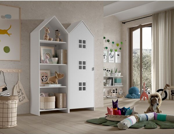 Biała szafa dziecięca otwarta 115x171,5 cm CASAMI BRUGES – Vipack