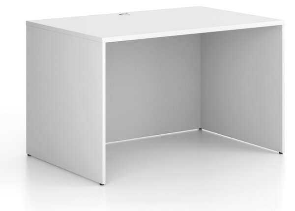 Biurko FRAME, 120x80 cm, białe