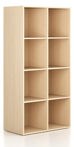 Regał FRAME, dolny, 2 kolumny, 1735 x 872 x 450 mm, brzoza
