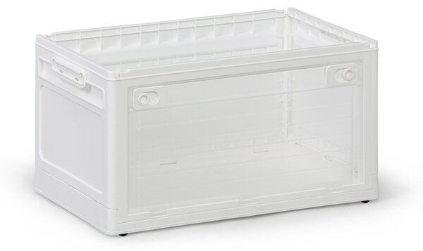 Składany regałowy pojemnik do przechowywania L 37 l, 459x320x250 mm, biały