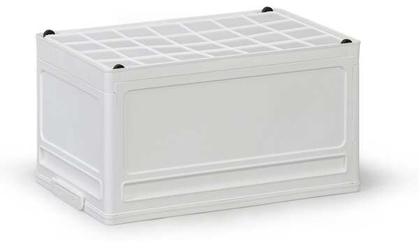 Składany regałowy pojemnik do przechowywania L 37 l, 459x320x250 mm, biały