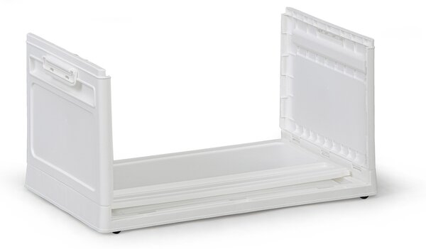 Składany regałowy pojemnik do przechowywania L 37 l, 459x320x250 mm, biały
