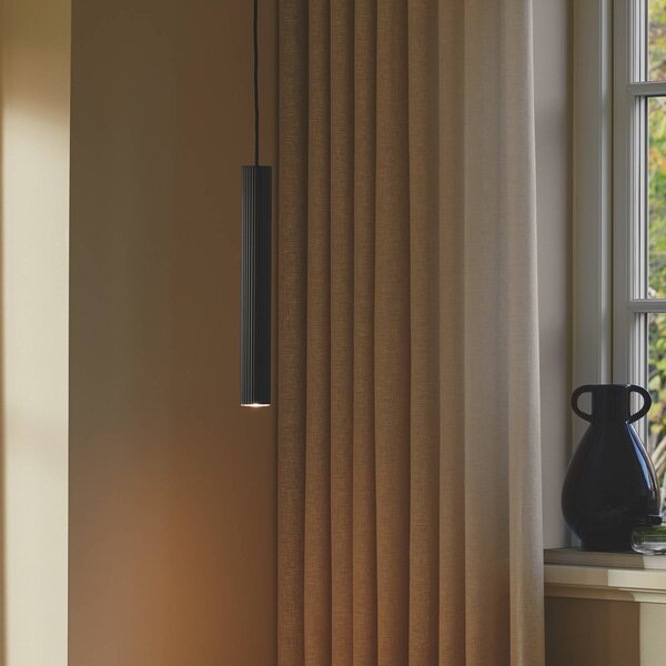 Nordlux Lampa wisząca Vico, możliwość ściemniania, czarny, salon / jadalnia, aluminium